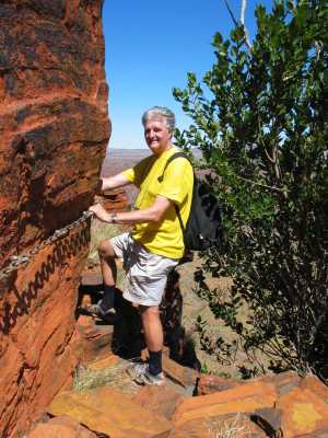 Karijini N.P. Aufstieg zum Bruce Mountain