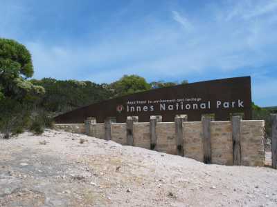 Yorke Peninsula, Eingang zum Nationalpark 