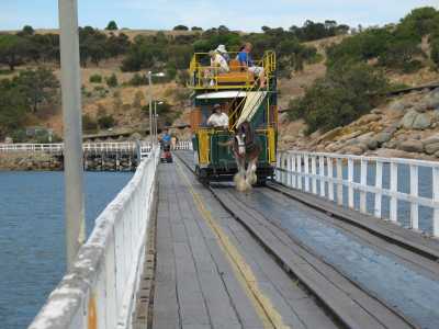 Victor Harbour, Pferdetram nach Granite Island
