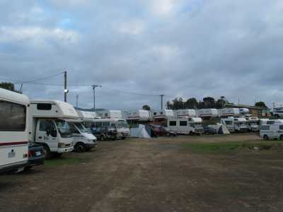Tasmanien, Hobart, Campingplatz an Ostern
