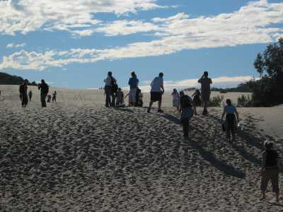 Fraser Island, Lake Wabby, Dnenwanderung