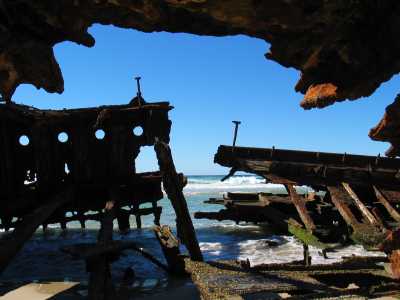 Fraser Island, Schiffswrack Maheno