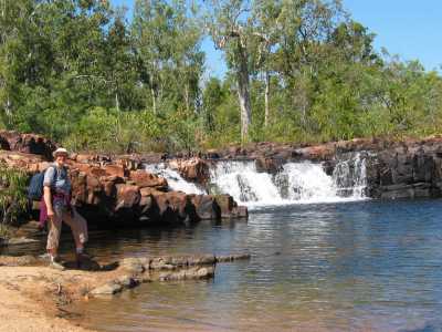 Stuart Hwy, Edith Falls Wanderung zum Freshwater Pool