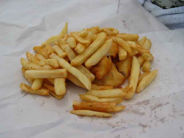 Fremantle Hafen, Fisch&Chips