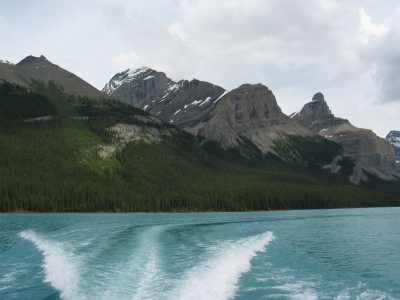 Jasper NP Maligne Lake, Bootsfahrt