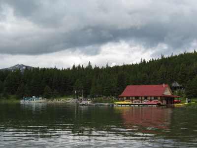 Jasper NP Maligne Lake, Bootsfahrt