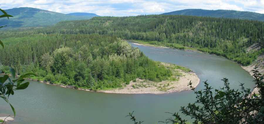 Tumbler Ridge, Aussicht auf den Murray River