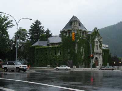 Nelson, eines der historischen Häuser