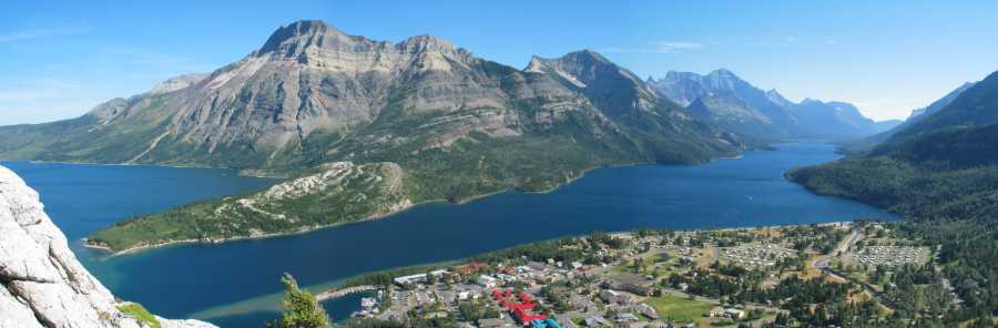 Waterton NP Aussicht vom Bear's Hump Trail
