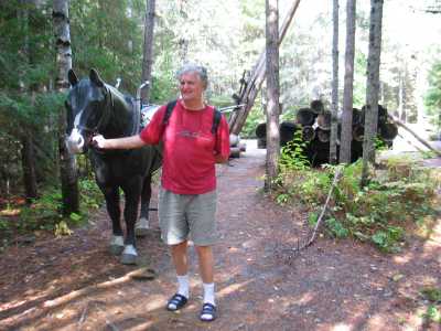 Algonquin Logging Museum, Holzfller Alltag frher 