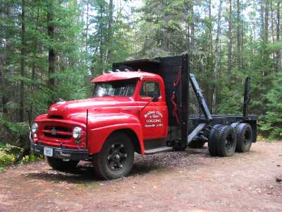 Algonquin Logging Museum, Logging Truck aus dem Jahre 1954