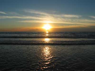 San Diego, Silver Strand Beach, Sonnenuntergang