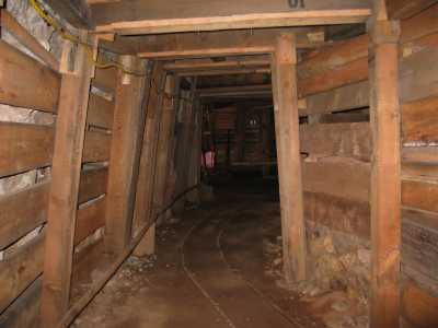 Bisbee, Queen Copper Mine, Stollen