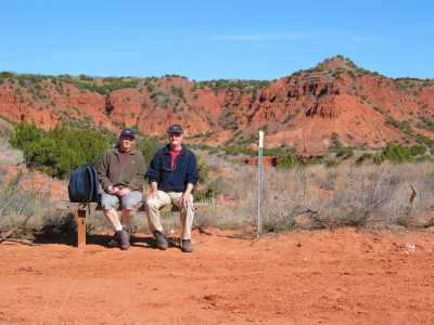 Caprock Canyon, Rast nach dem Aufstieg