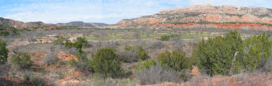 Palo Duro Canyon, Aussicht ins Tal