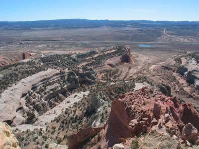 Gallup, Red Rock SP, Aussicht von der Pyramide