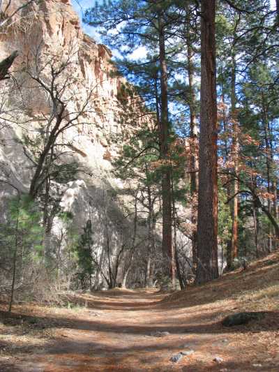 Bandelier NM, Wanderweg 