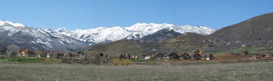 Wasatch Mountain State Park, Aussicht auf Midway