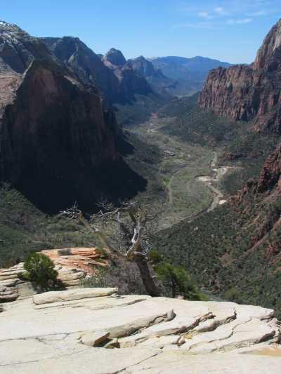 Zion N.P., Aussicht ins Tal