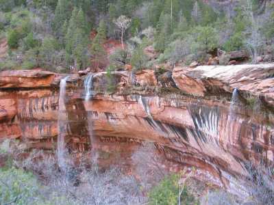 Zion N.P. Emerald Pool Wasserfall
