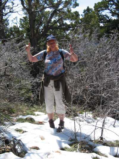 Zion N.P., Schneehöhe erreicht