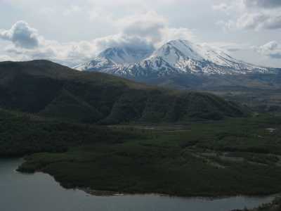 Mount St. Helens, Vulkan mit Krater