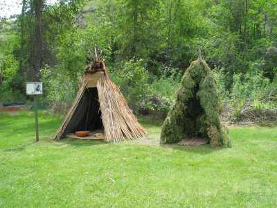 Cache Creek, Hut Creek Ranch, Indianerdorf