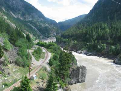 Fraser Canyon, Blick aus der Seilbahn