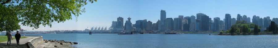 Vancouver, Skyline vom Stanley Park aus