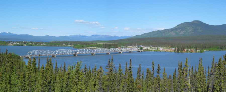 Alaska Hwy, Teslin Brcke