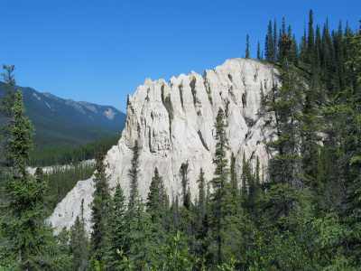 Muncho Lake Provincial Park, Mineralfelsen