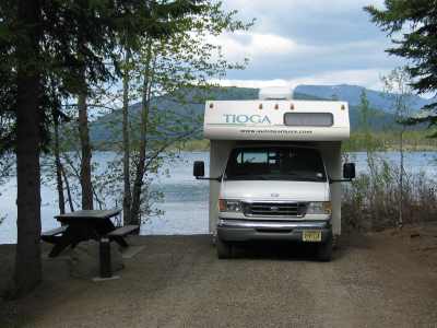 Kinaskan Lake Campingplatz
